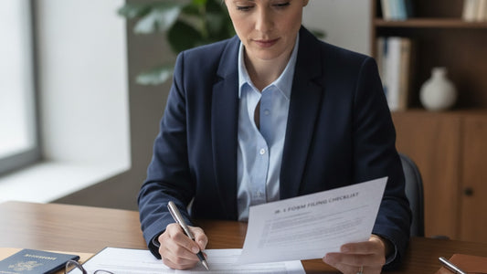 ir-1 form filing checklist - Professional illustration