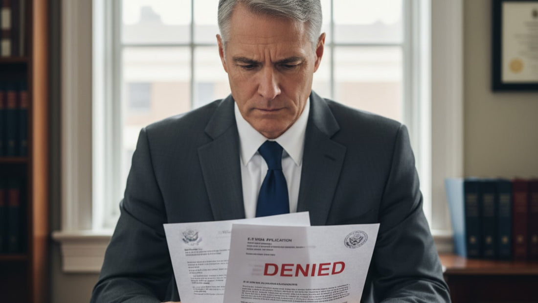 e-3 denied options - Professional illustration
