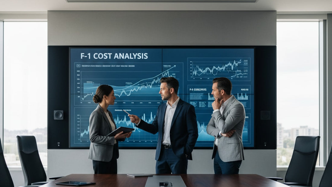 f-1 cost - Professional illustration