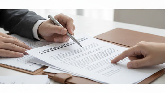 f-3 petition letter structure - Professional illustration