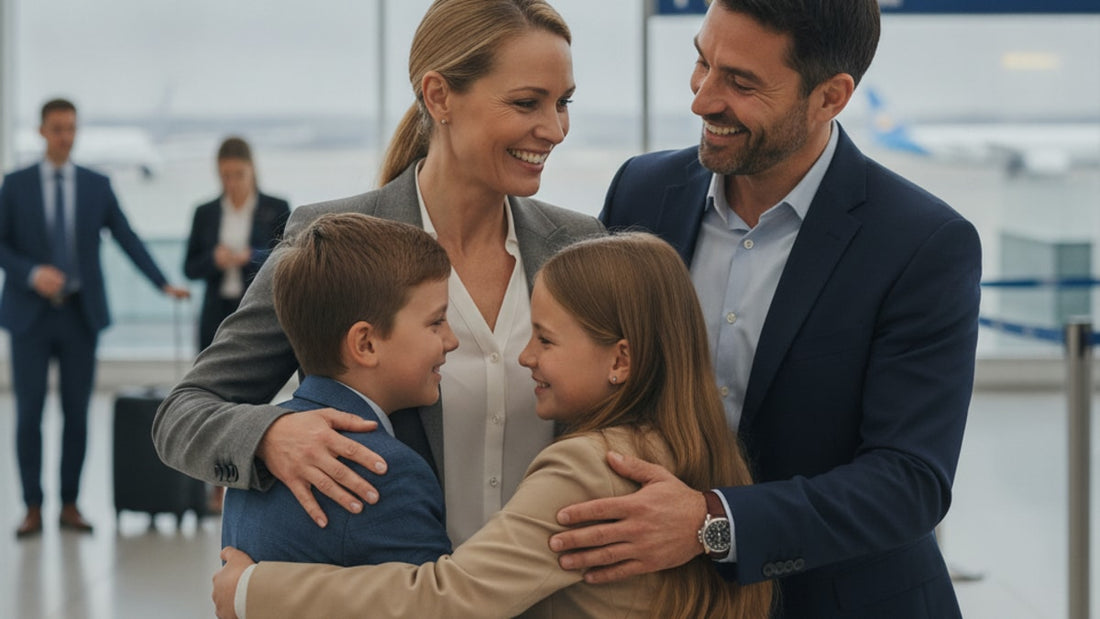 j-1 waiver family members following to join - Professional illustration