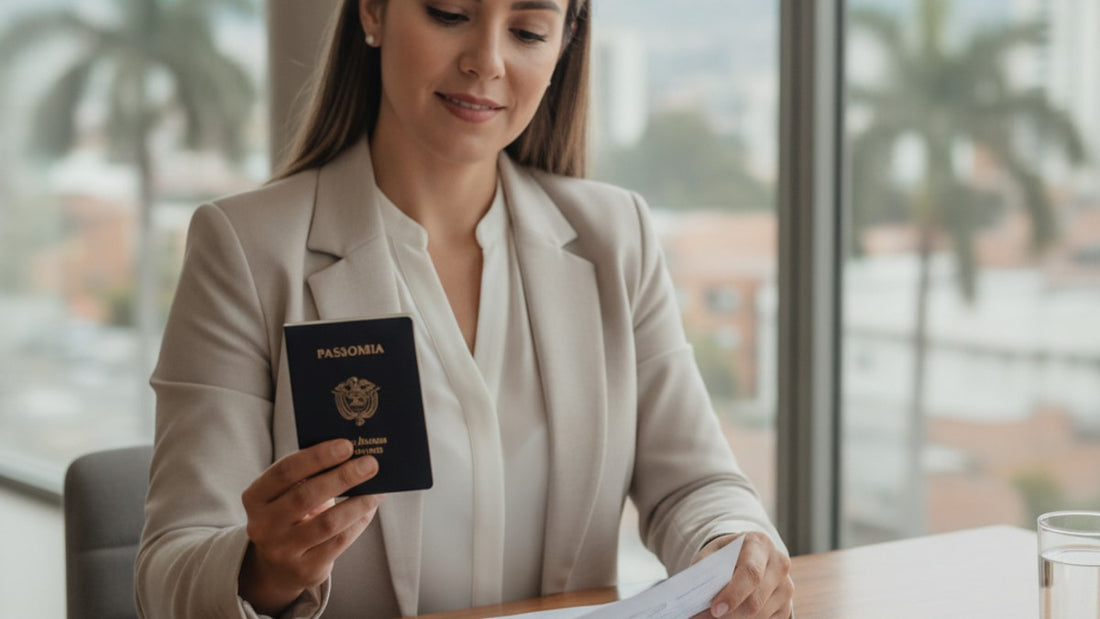 b-1/b-2 visa colombia - Professional illustration
