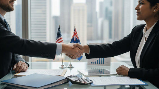 Blog Post: How Much Does an E-3 Visa Cost? - Professional illustration