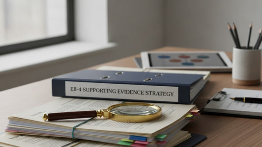 eb-4 supporting evidence strategy - Professional illustration