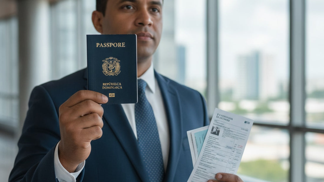 b-1/b-2 visa dominican republic - Professional illustration