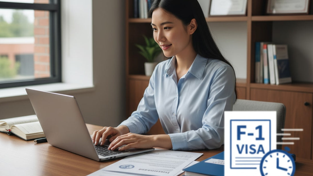 f-1 premium processing - Professional illustration