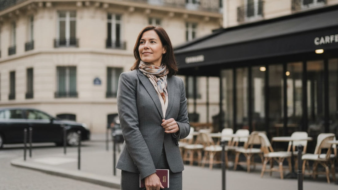 b-1/b-2 visa france - Professional illustration