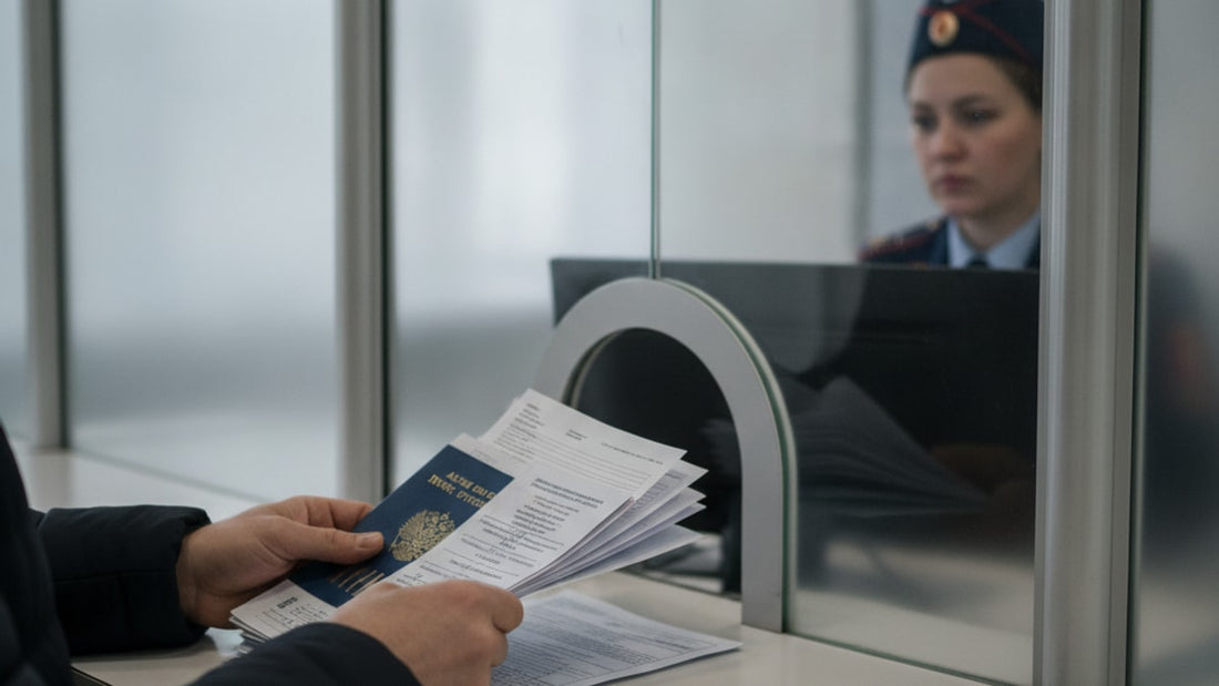 asylum visa russia - Professional illustration