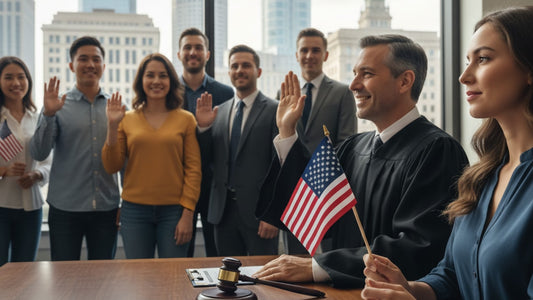 Blog Post: what is citizenship by naturalization - Professional illustration