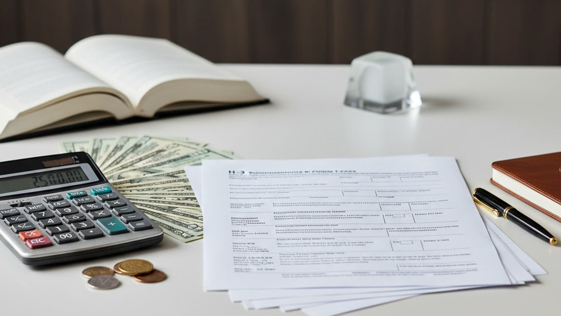 h-3 government filing fees - Professional illustration