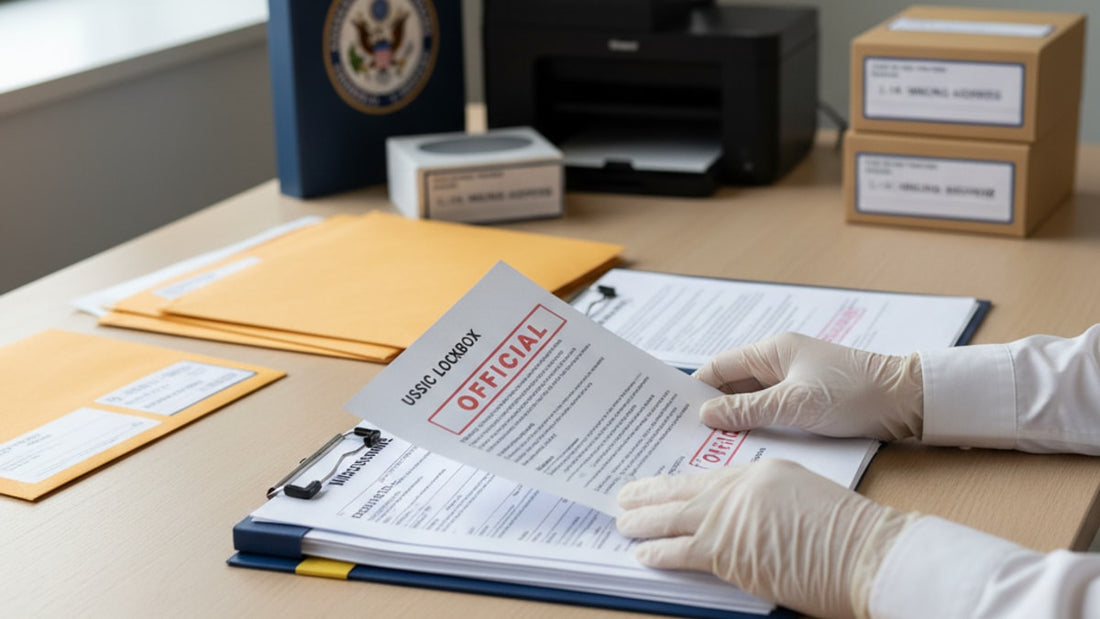 l-1a mailing address uscis lockbox - Professional illustration