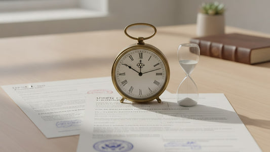 f-4 processing time current estimates - Professional illustration
