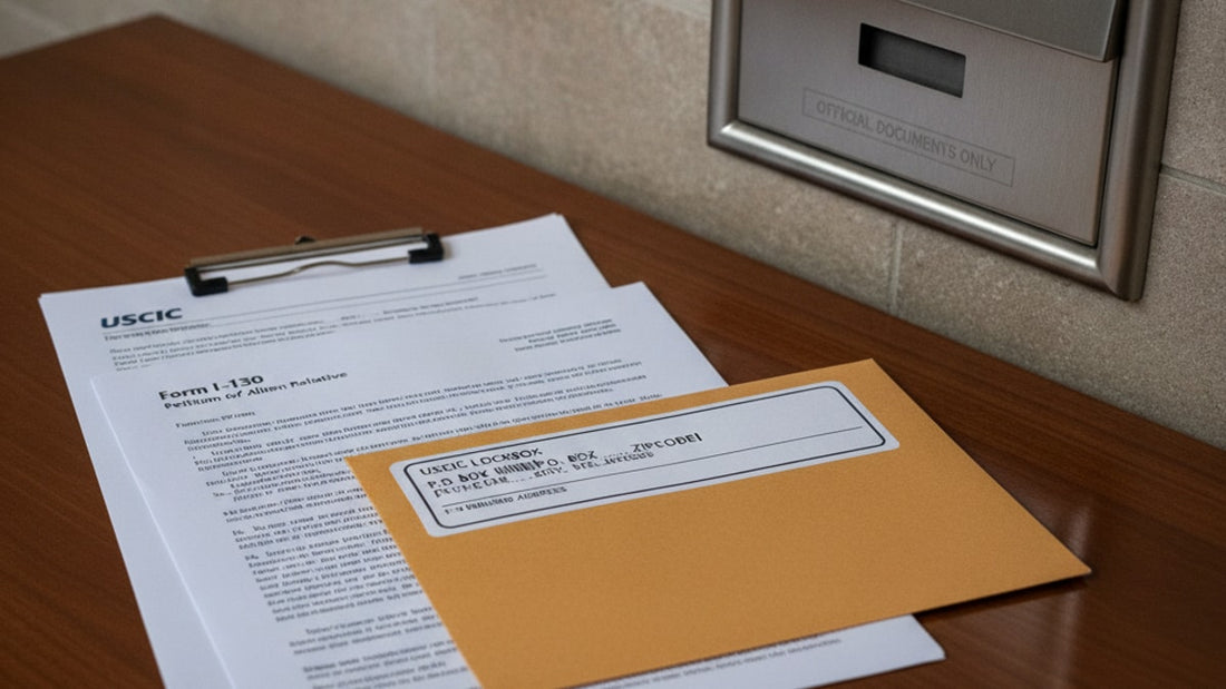 f-3 mailing address uscis lockbox - Professional illustration