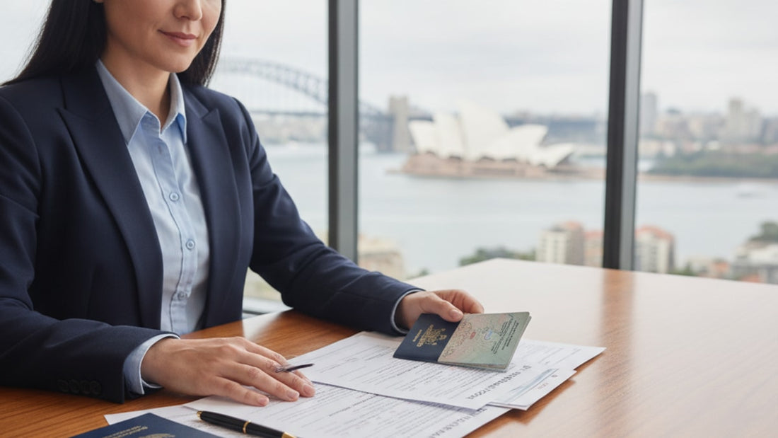 b-1/b-2 visa australia - Professional illustration