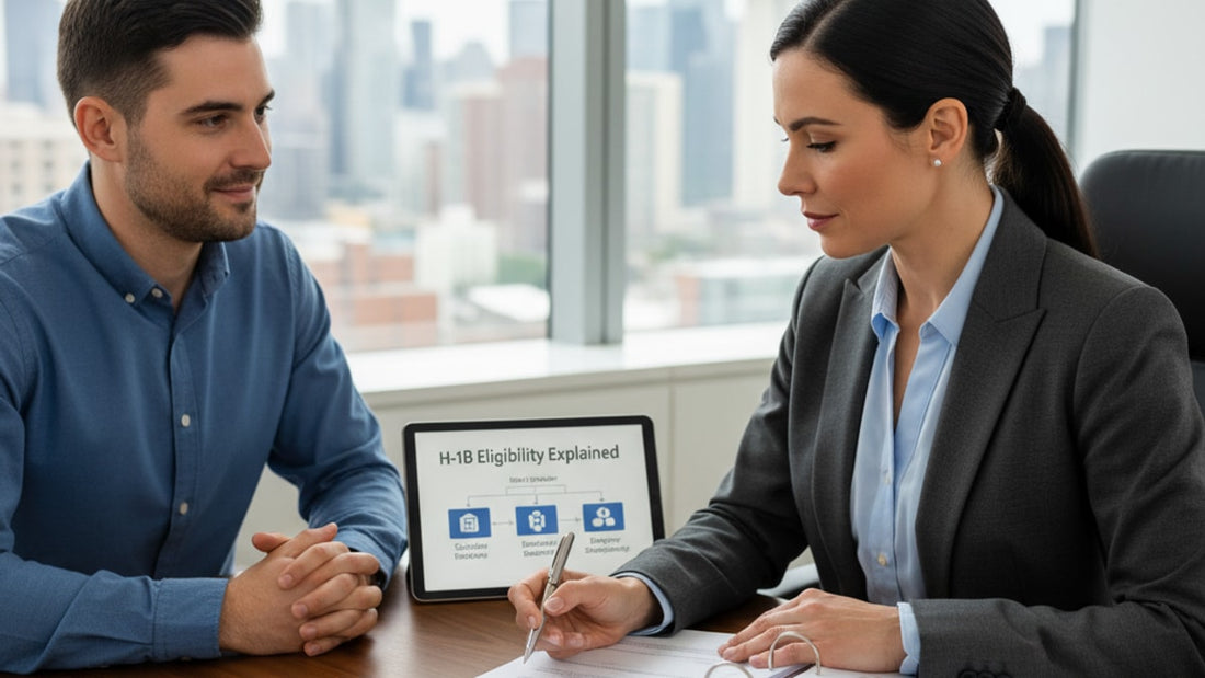 h-1b eligibility requirements explained - Professional illustration