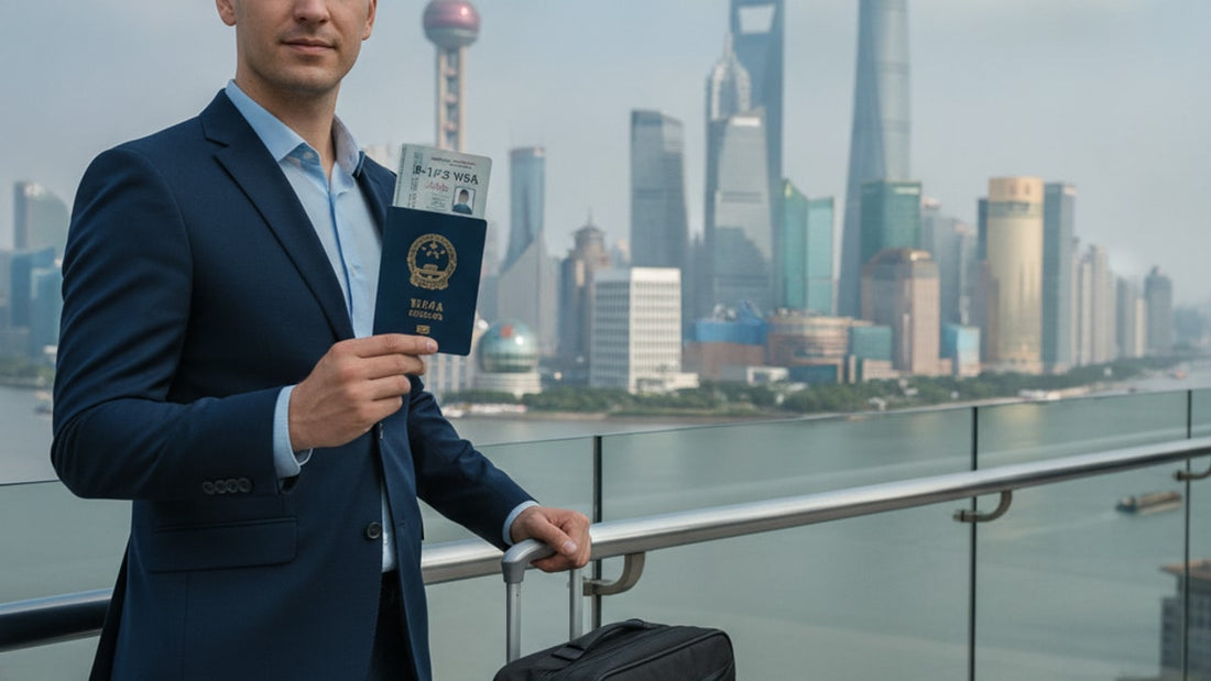 b-1/b-2 visa china - Professional illustration
