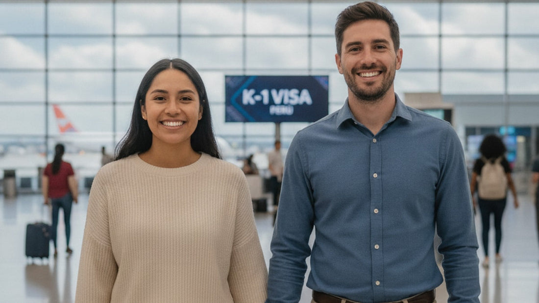 k-1 visa peru - Professional illustration