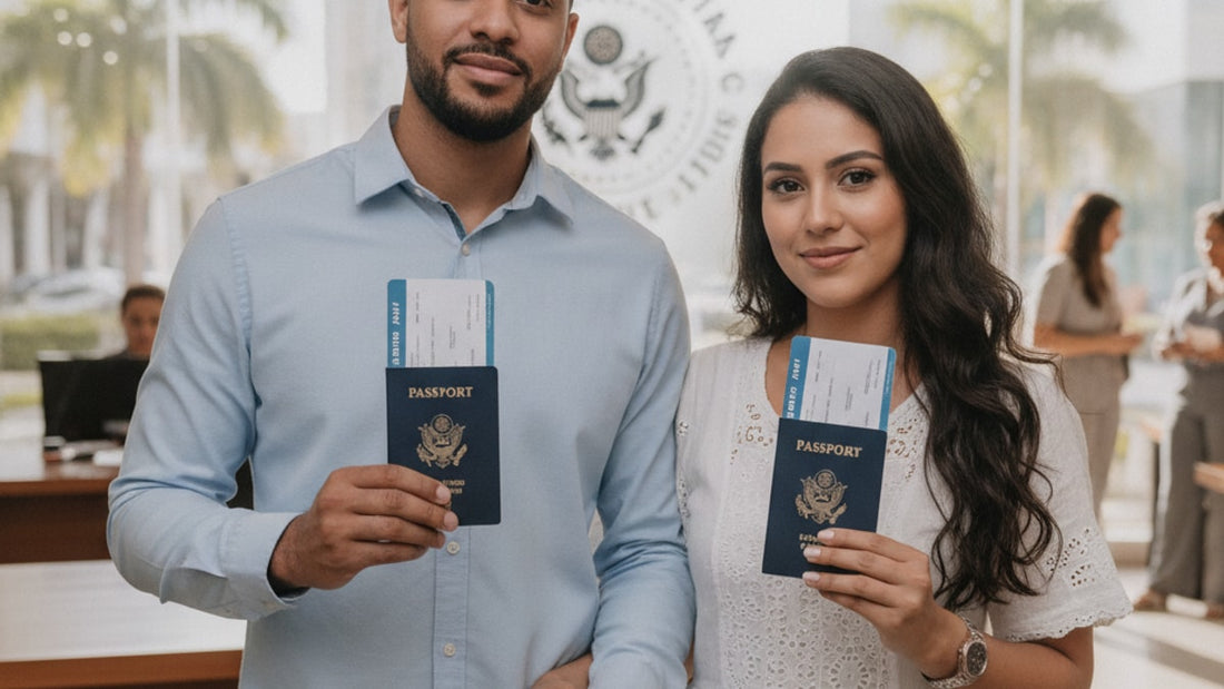 k-1 visa dominican republic - Professional illustration