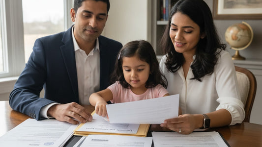 f-2a dependent visa filing - Professional illustration