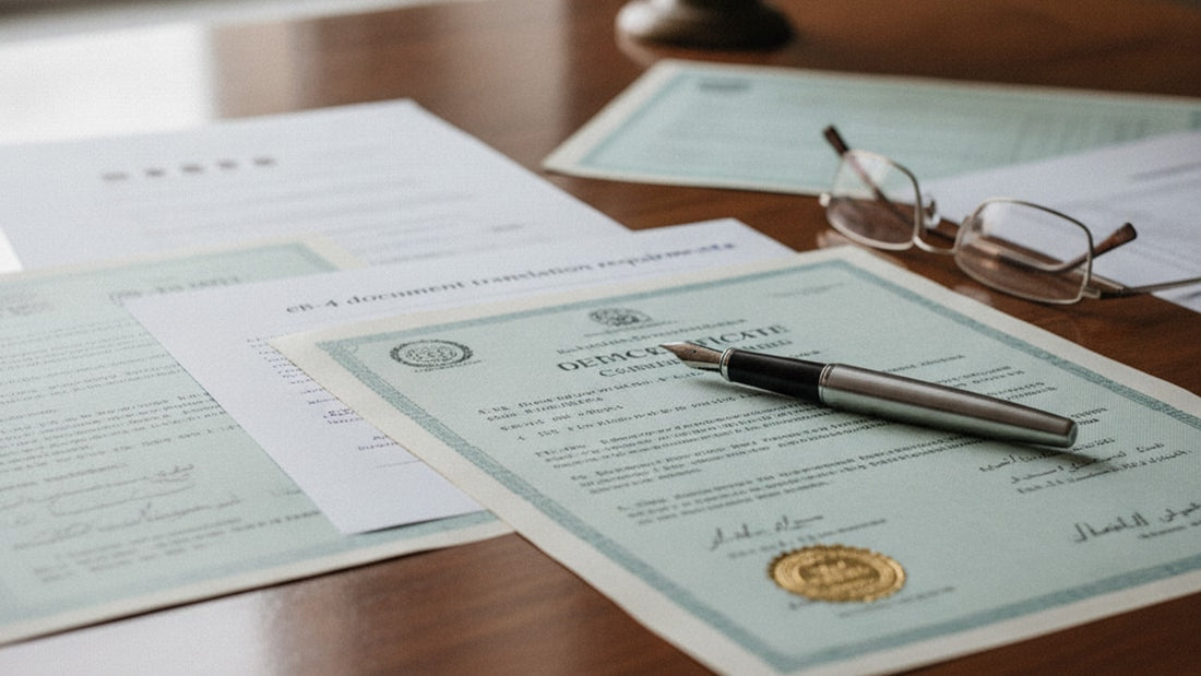 eb-4 document translation requirements - Professional illustration