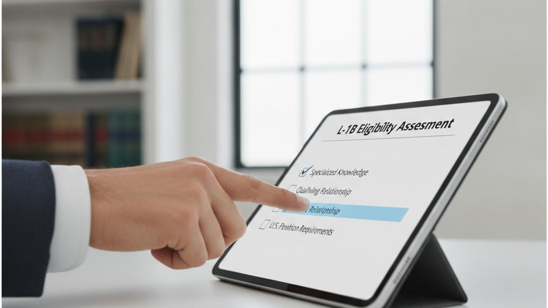 l-1b eligibility assessment walkthrough - Professional illustration