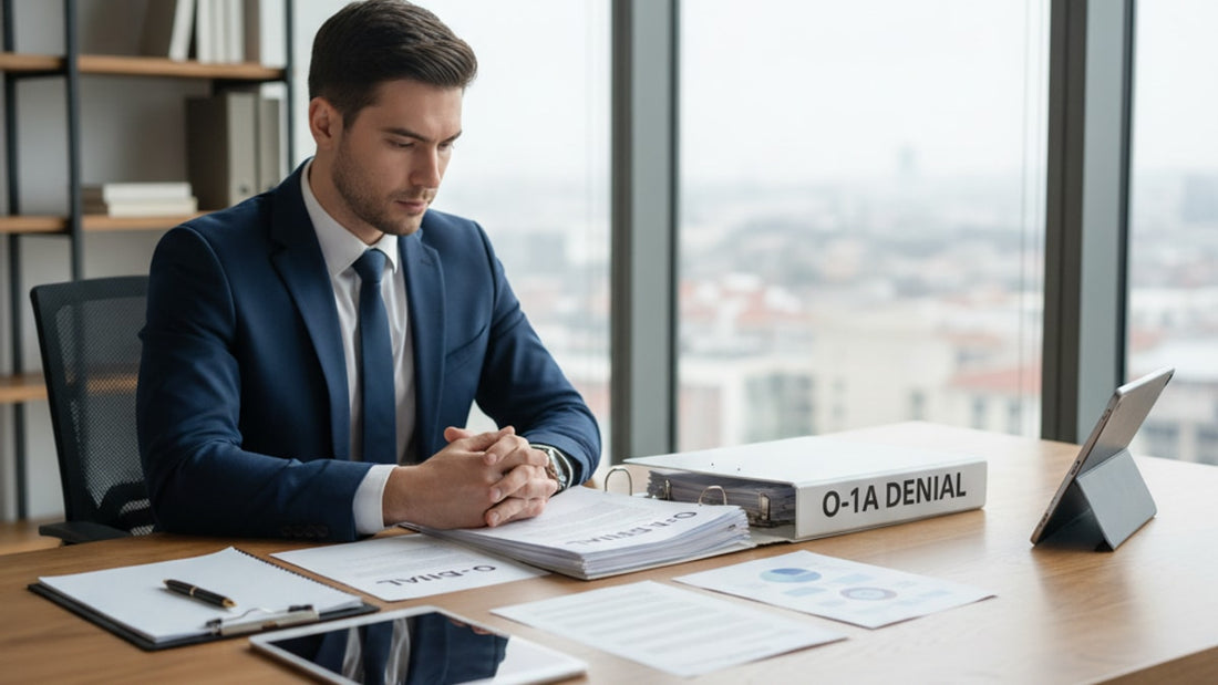 o-1a denial refile strategy after denial - Professional illustration