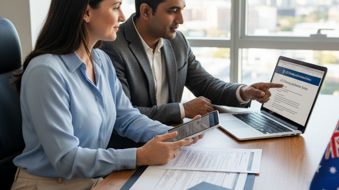 Blog Post: Can the Spouse of an E-3 Visa Holder Work in the U.S.? - Professional illustration