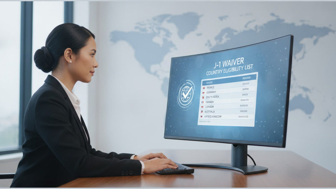 j-1 waiver country eligibility list - Professional illustration