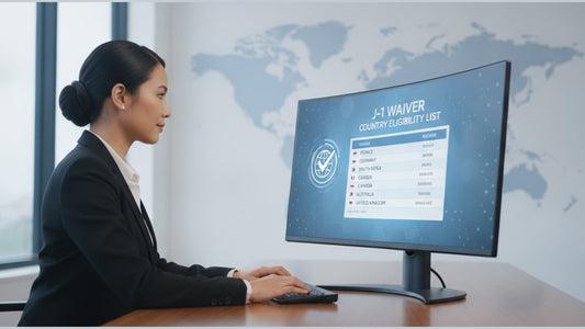 j-1 waiver country eligibility list - Professional illustration