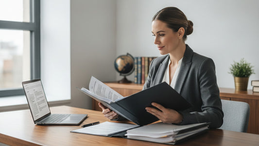 asylum filing with or without an attorney - Professional illustration