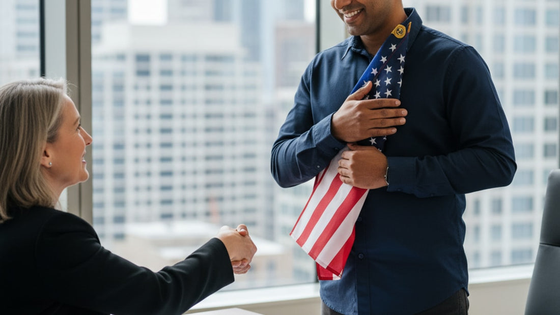 Blog Post: how long does it take to get us citizenship - Professional illustration