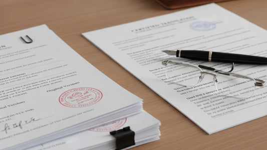 f-2a document translation requirements - Professional illustration