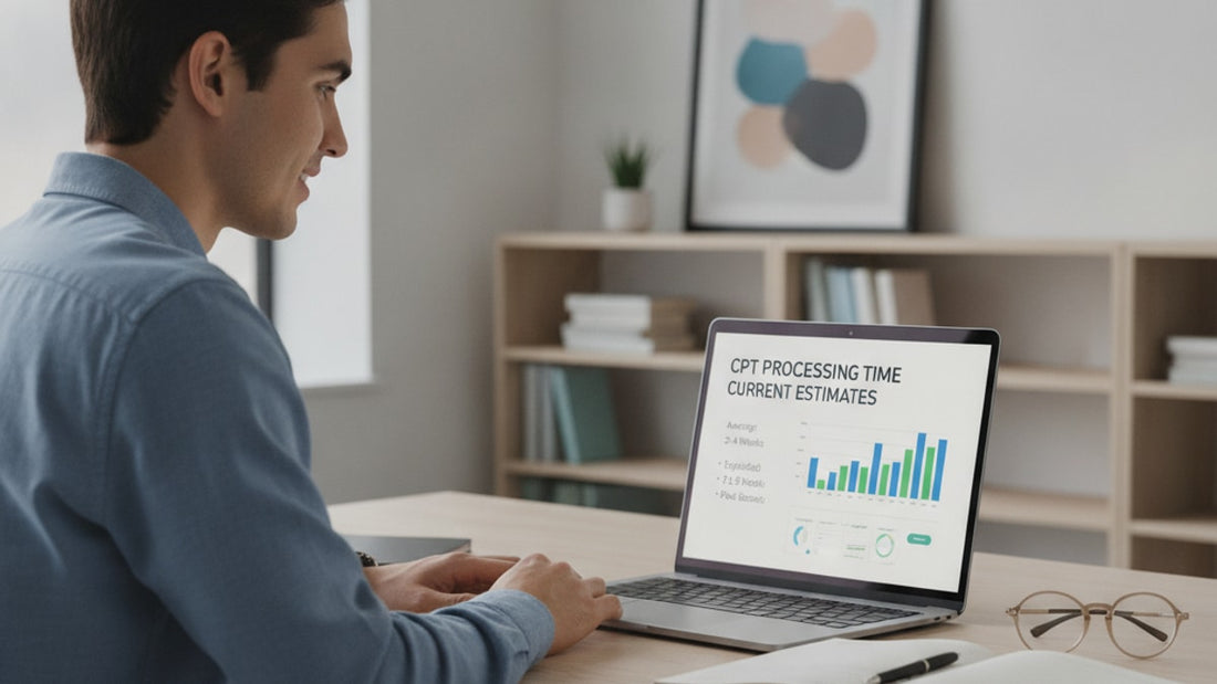 cpt processing time current estimates - Professional illustration
