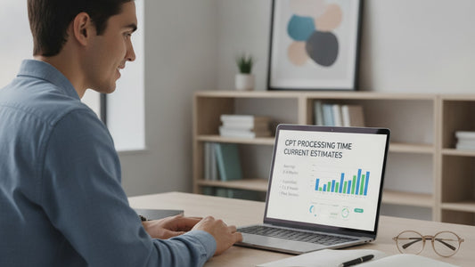 cpt processing time current estimates - Professional illustration