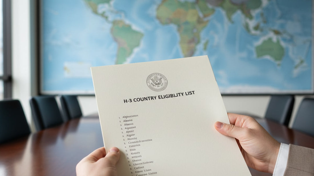 h-3 country eligibility list - Professional illustration