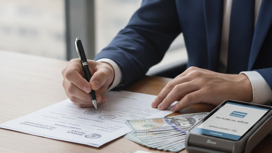 tps government filing fees - Professional illustration