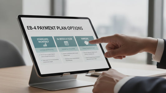 eb-4 payment plans options - Professional illustration
