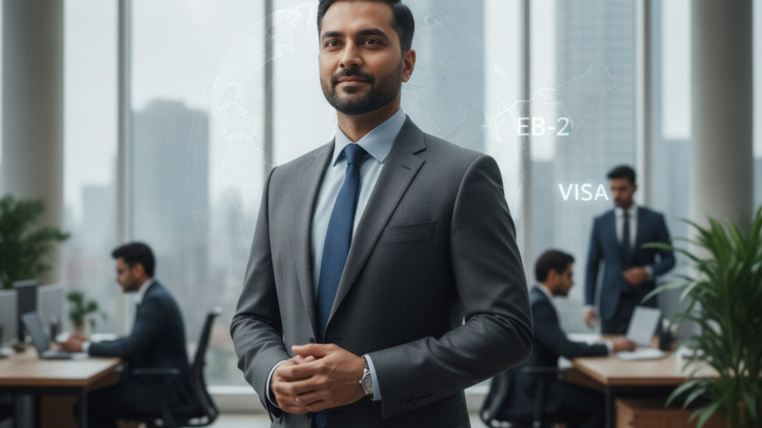 eb-2 visa india - Professional illustration