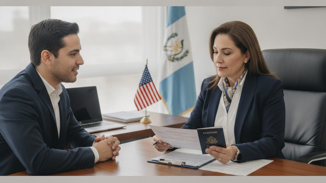 b-1/b-2 visa guatemala - Professional illustration