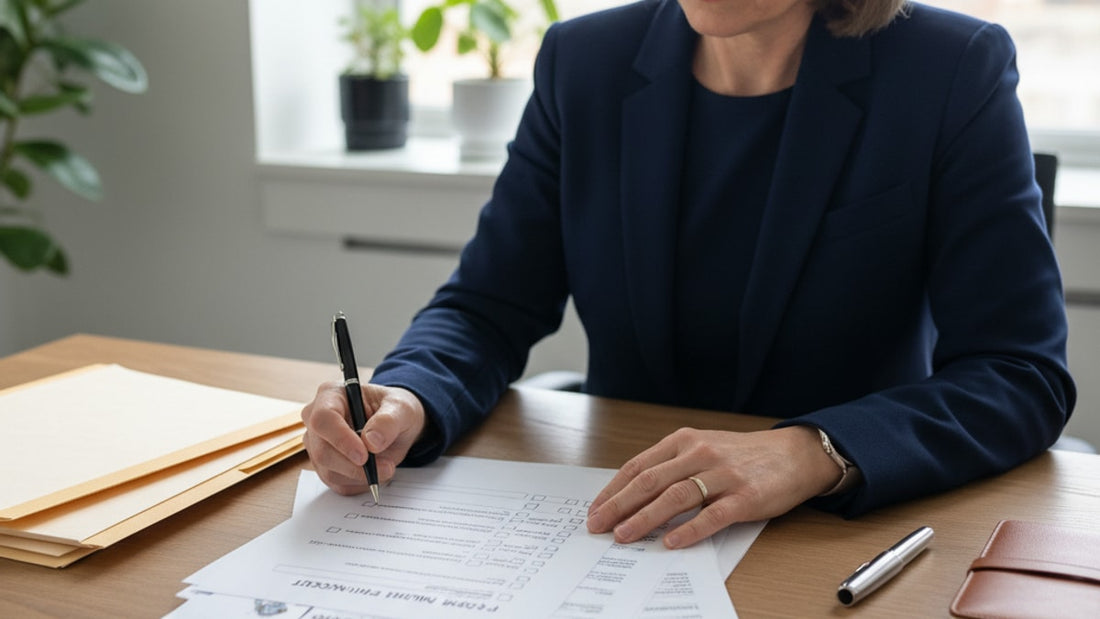 p-1a form filing checklist - Professional illustration
