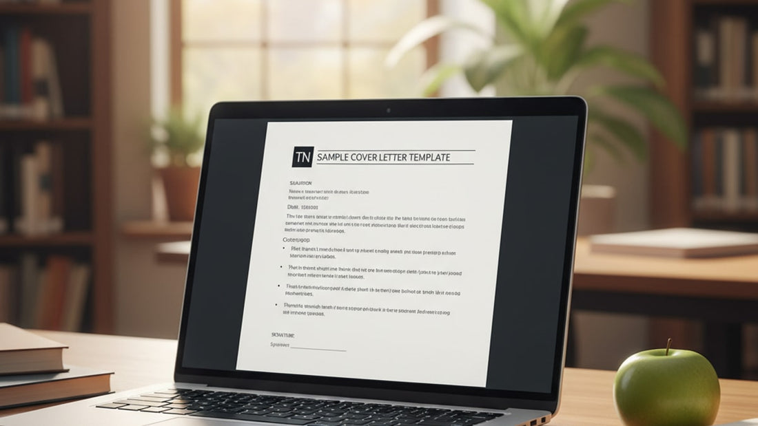 tn sample cover letter template - Professional illustration