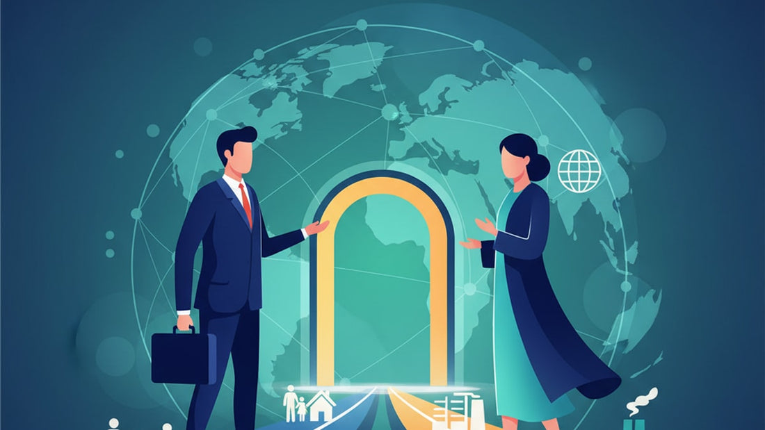 Blog Post: is h1b dual intent - Professional illustration
