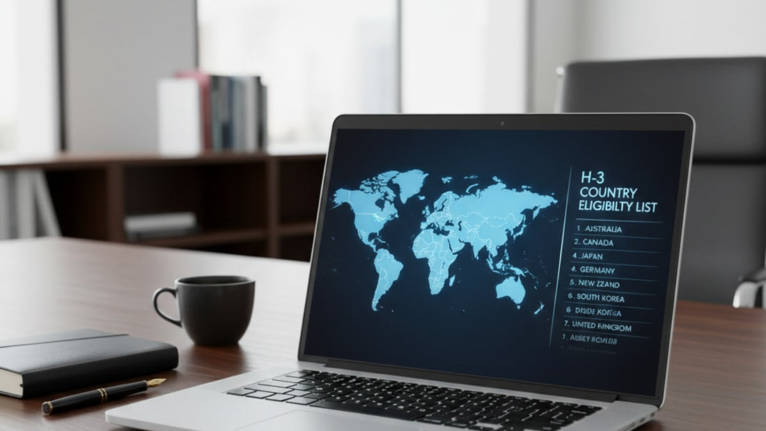 h-3 country eligibility list - Professional illustration