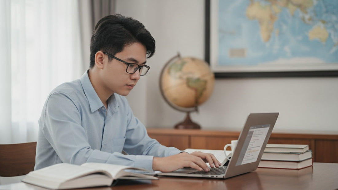 f-1 visa vietnam - Professional illustration