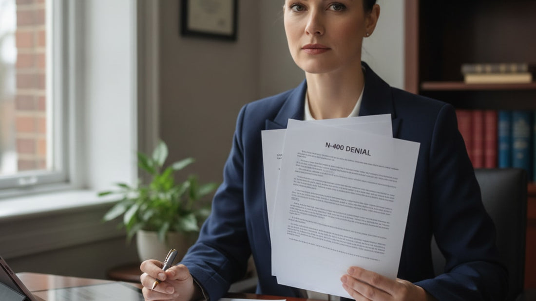 what to do if n-400 is denied - Professional illustration
