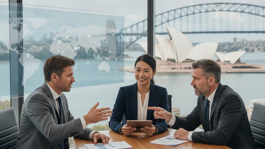 l-1a visa australia - Professional illustration
