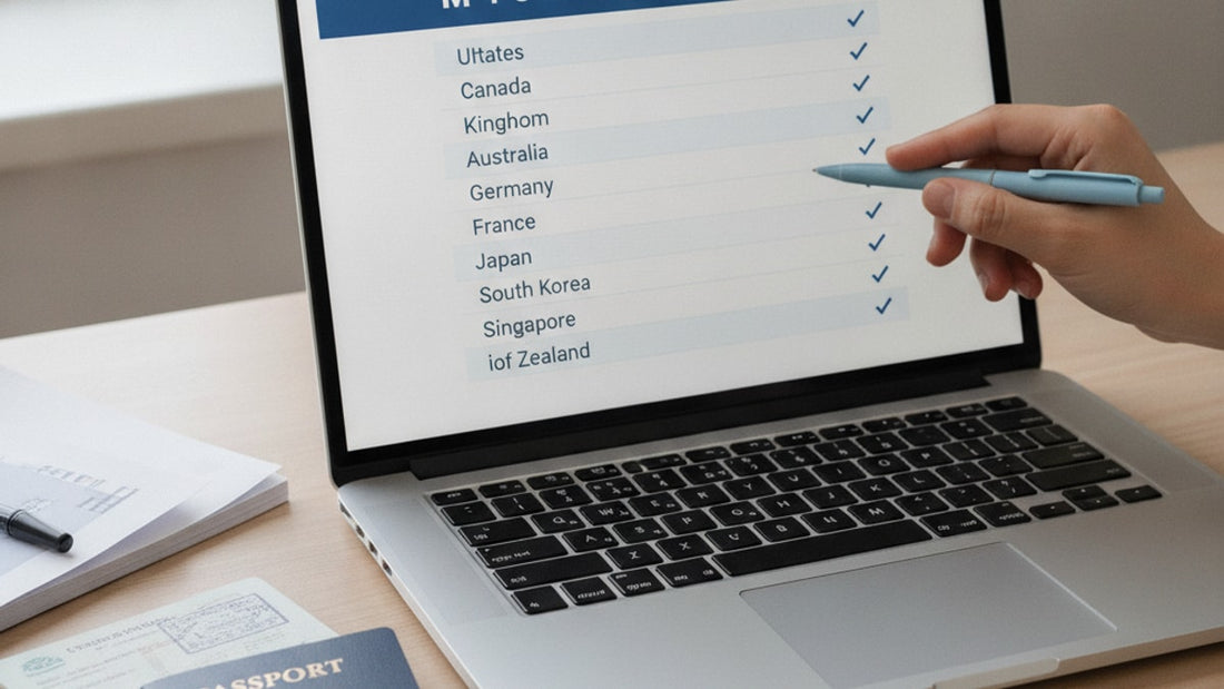 m-1 country eligibility list - Professional illustration