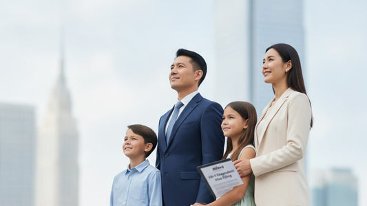 eb-5 dependent visa filing - Professional illustration