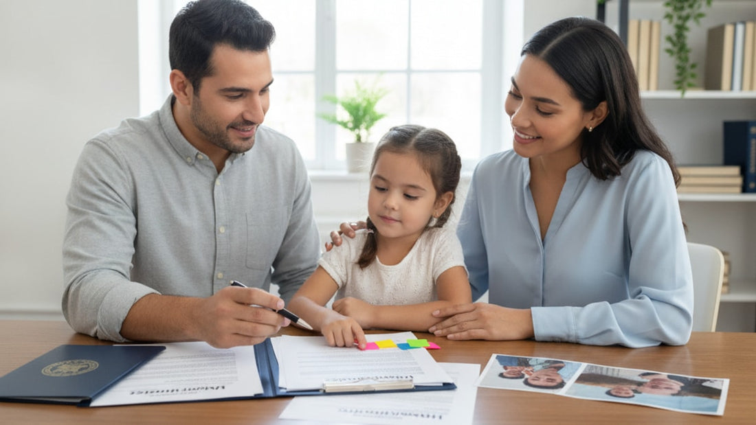 k-3 dependent visa filing - Professional illustration