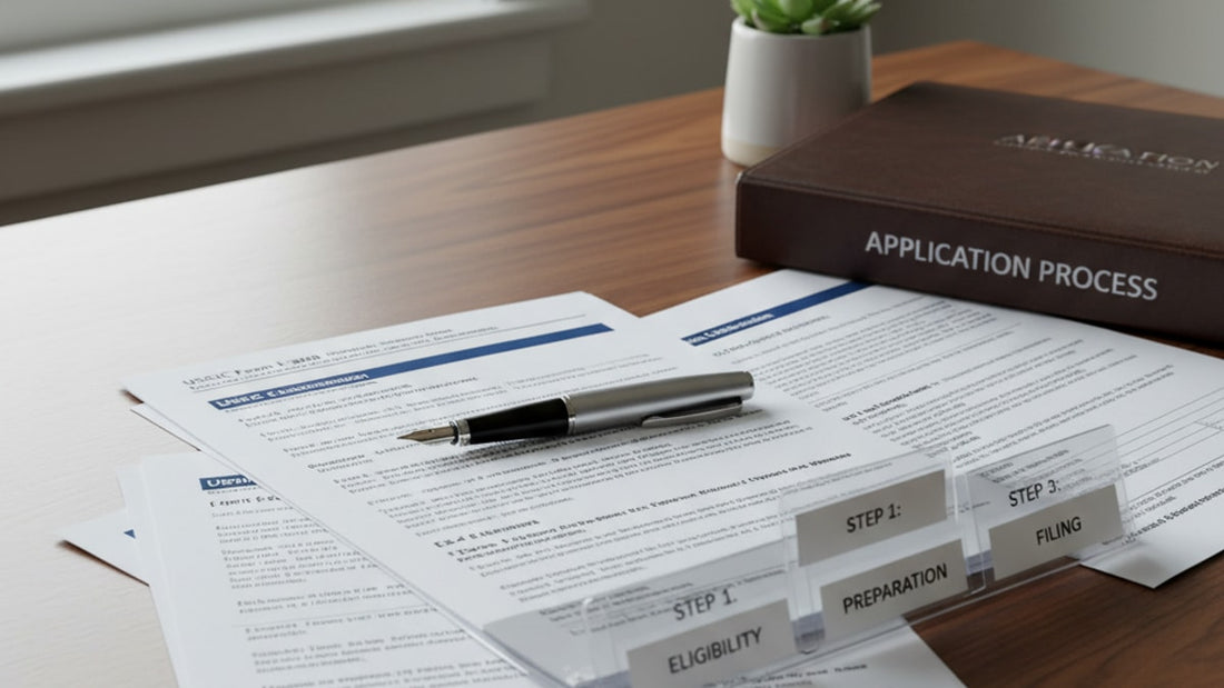 eb-4 application process step by step - Professional illustration